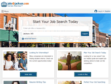 Tablet Screenshot of jobsinjackson.com